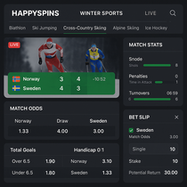 HappySpins - Winter Sports Betting - Norwegian Langrenn Betting